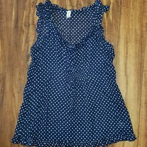 OLD NAVY POLK A DOT TANK